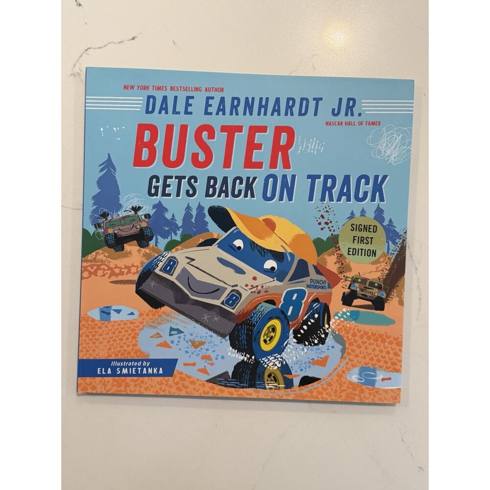 AUTOGRAPHED SIGNED Buster Gets Back on Track by Dale Earnhardt Jr. COA #2